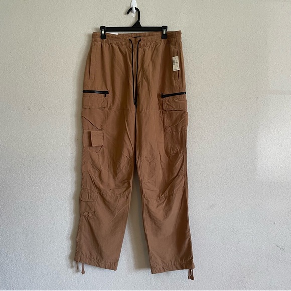 Aeropostale Men's Tan Cargo Pants NWT active utility pant size M multi pocket - Picture 1 of 10
